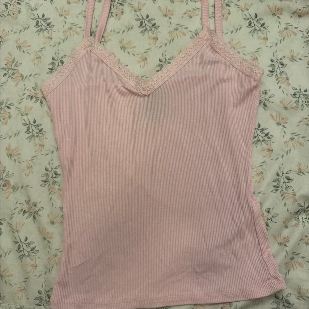 Tilly's Blush Ribbed Top